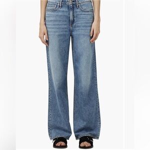 rag & bone
Featherweight Logan Wide Leg Jeans